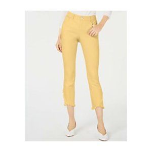 INC Women's Frayed Tulip Hem Skinny Ankle Jeans 0